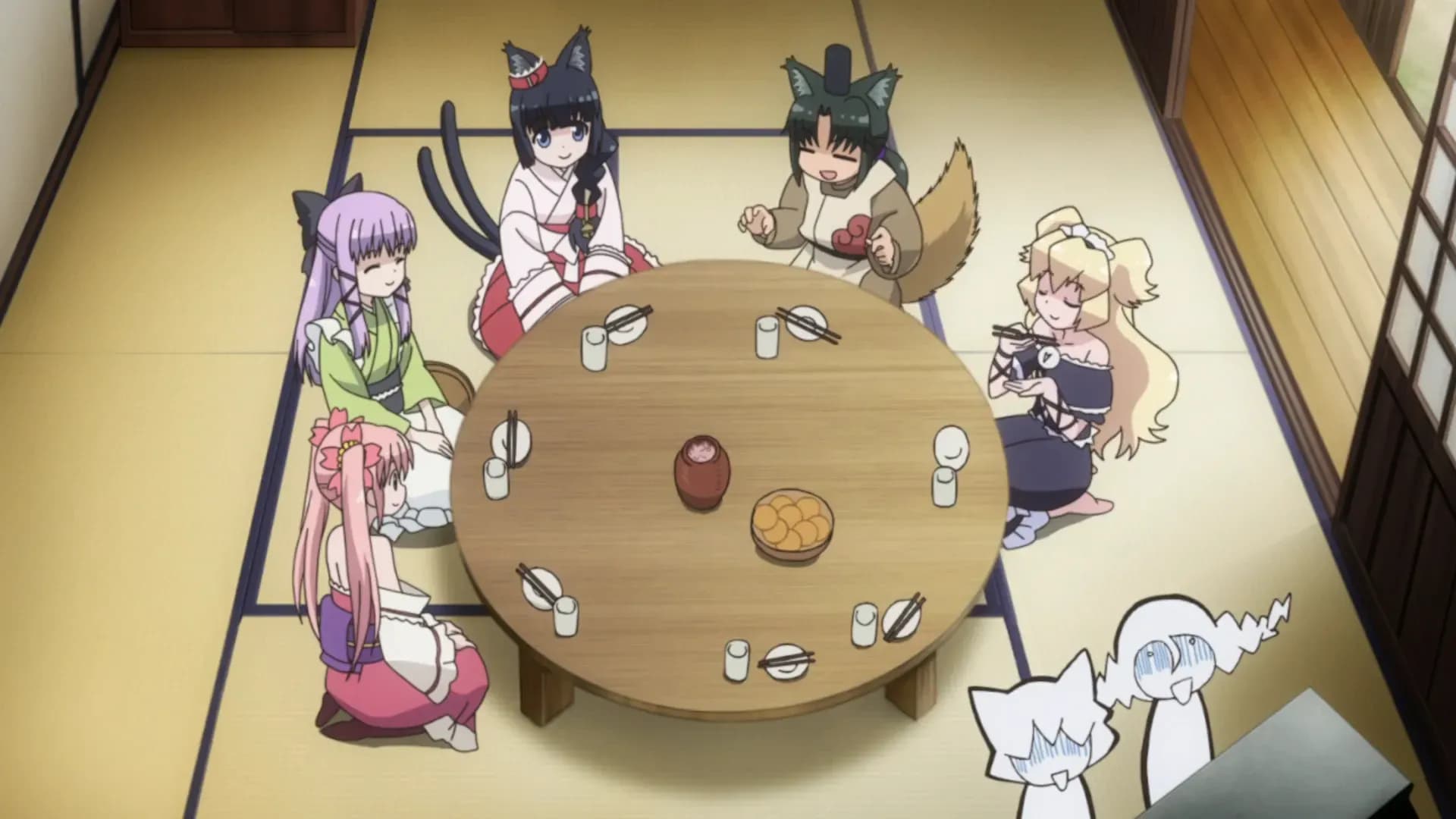 Кошачья богиня из Яоёродзу OVA screenshot 2